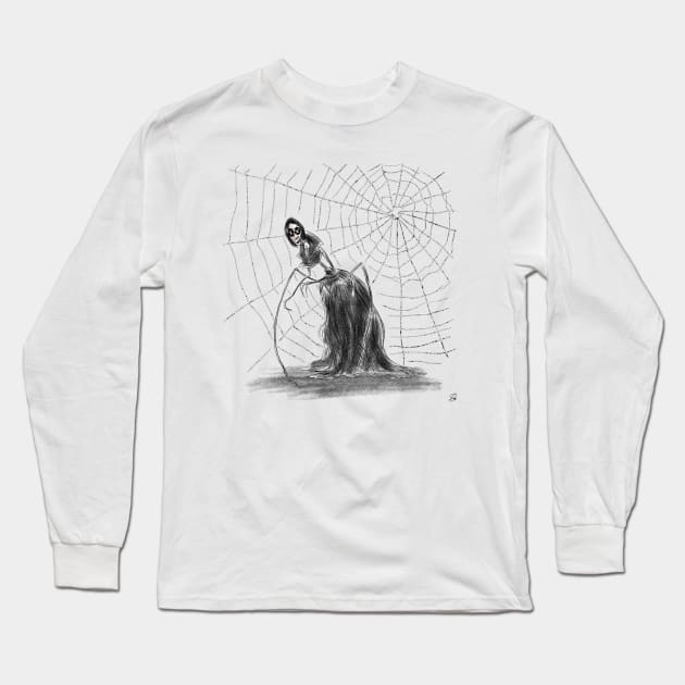 Coraline The Other Mother Long Sleeve T-Shirt by hollydoesart